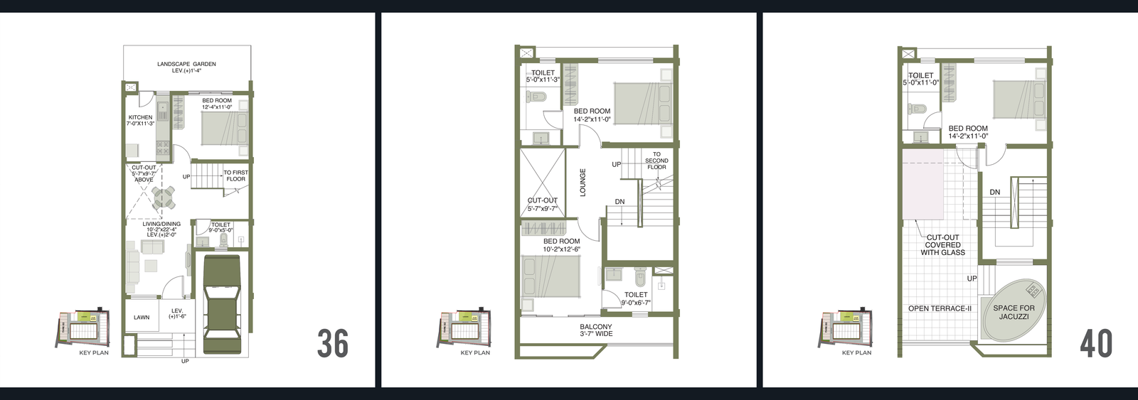 Type 02 Row House Plan