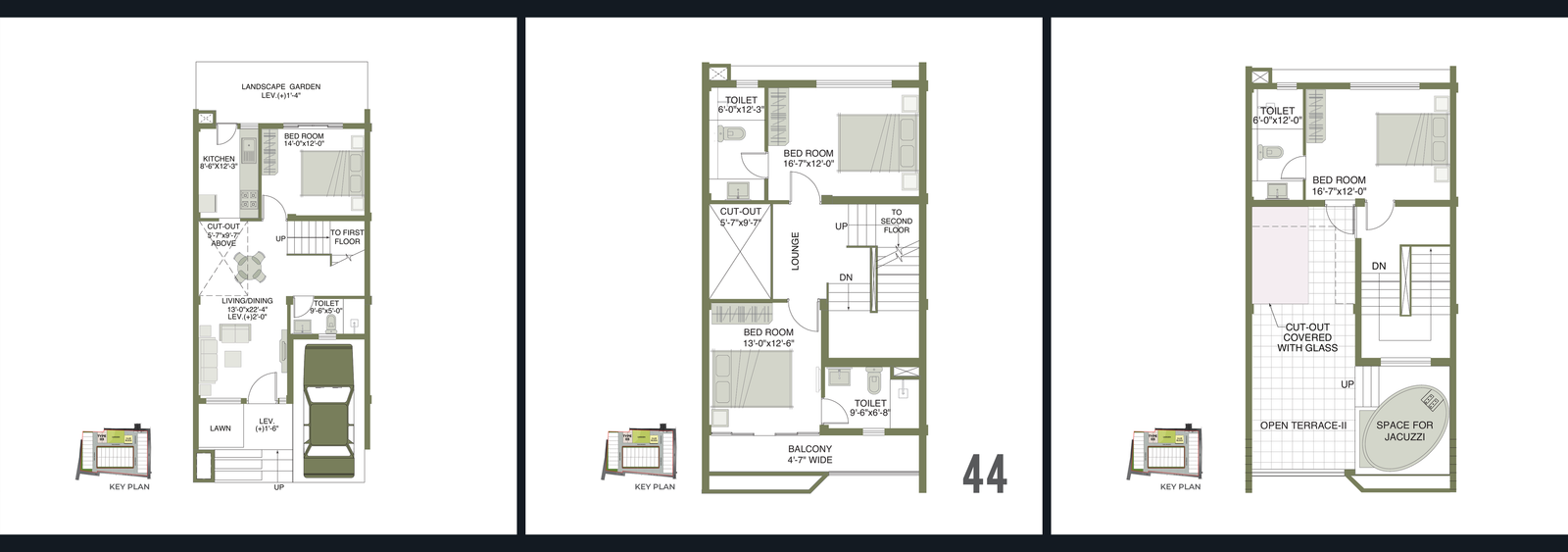 Type 03 Row House Plan